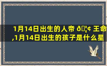 1月14日出生的人帝 🦢 王命,1月14日出生的孩子是什么星座